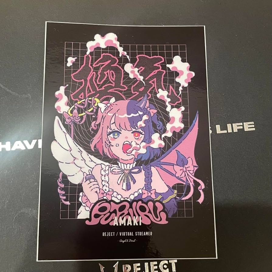 Amazon.co.jp: Reject Vtuber 天鬼ぷるる 換気スウェット
